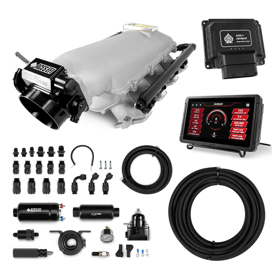 Jackpot LS EFI System - Master Kit with 255 In-line Pump System w/40' PTFE Hose