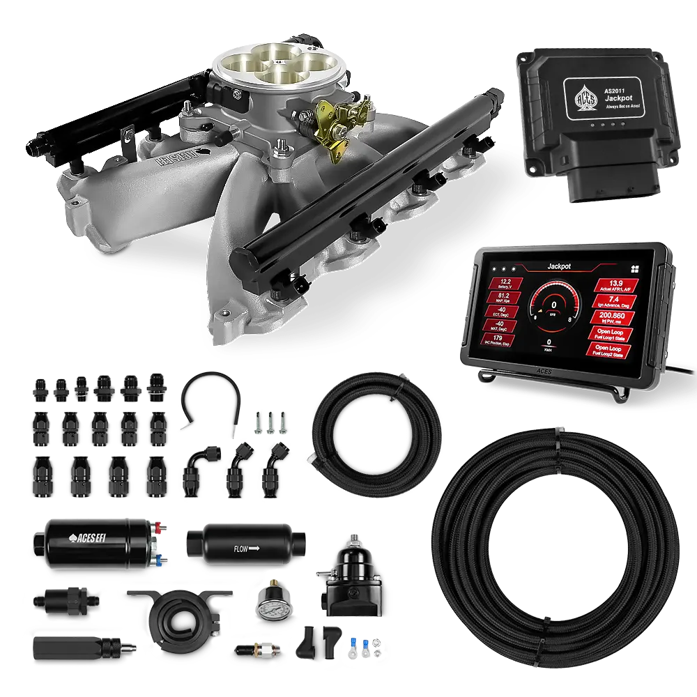 Jackpot LS EFI System - Master Kit with 255 In-line Pump System w/40' PTFE Hose